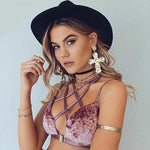 Golden Opulence Cross Earrings - 13 LEFT!! - The Songbird Collection 