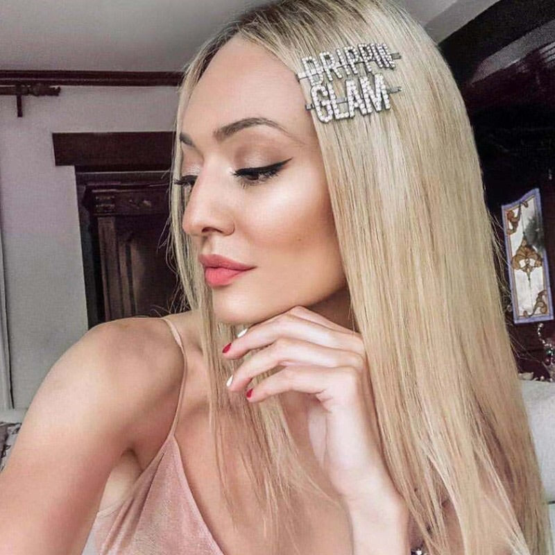 DAMN DRIPPIN GLAM Rhinestone Hair Pins - OVER 2️⃣0️⃣ words LAST CHANCE! - The Songbird Collection 