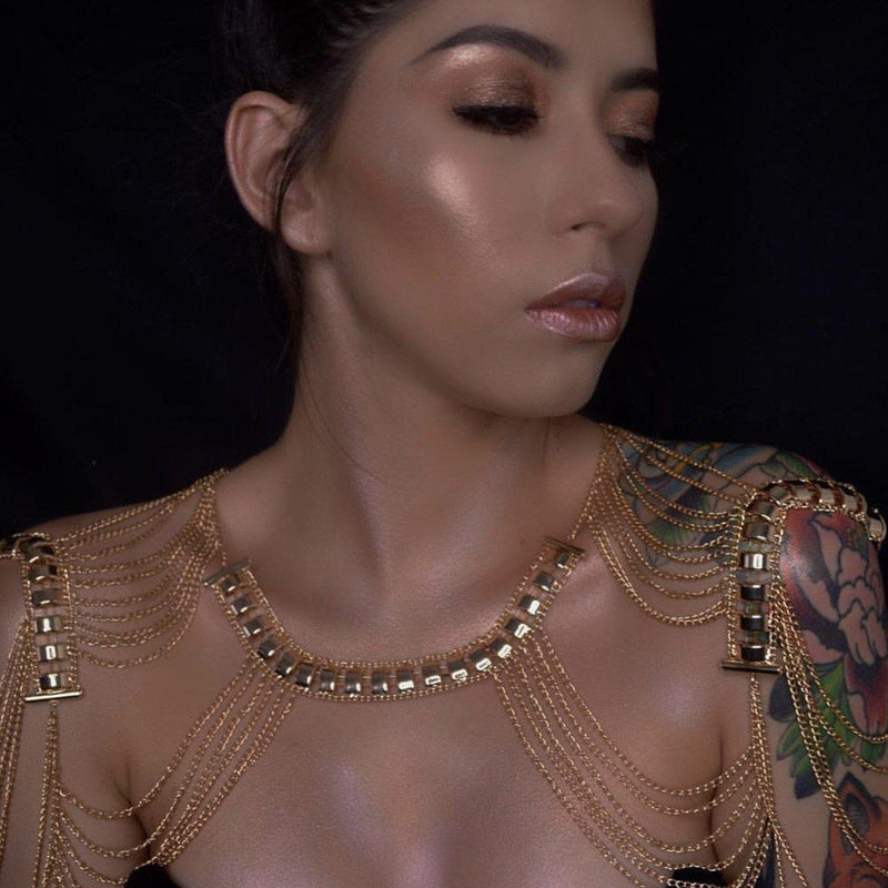 Golden Goddess Shoulder Chains - LOW STOCK! Last Chance!! - The Songbird Collection 