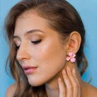 Mini Miami Flower Earrings - 12 Colors LOW STOCK! - The Songbird Collection 