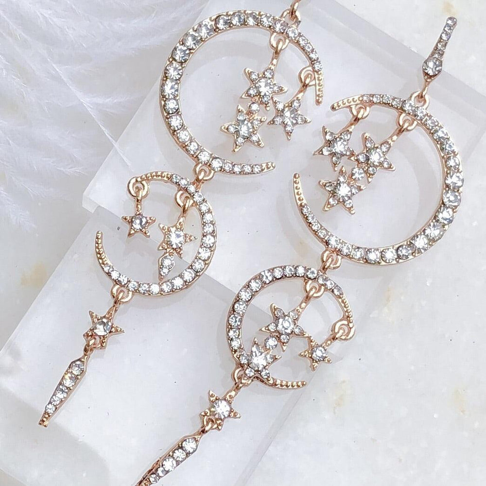 Gold + Clear Stones