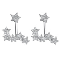 Shooting Stars Ear Jackets (925 Sterling Silver) - 3️⃣ LEFT! - The Songbird Collection 