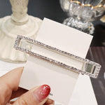 Rectangle Rhinestone Hair Clip - LAST CHANCE! Hurry, Low Stock! - The Songbird Collection 