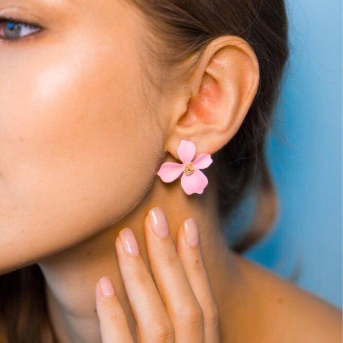 Mini Miami Flower Earrings - 12 Colors LOW STOCK! - The Songbird Collection 