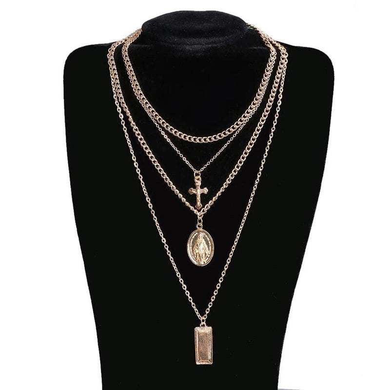Gianna 4 Layer Pendant Necklace – The Songbird Collection