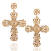 Golden Opulence Cross Earrings - 13 LEFT!! - The Songbird Collection 