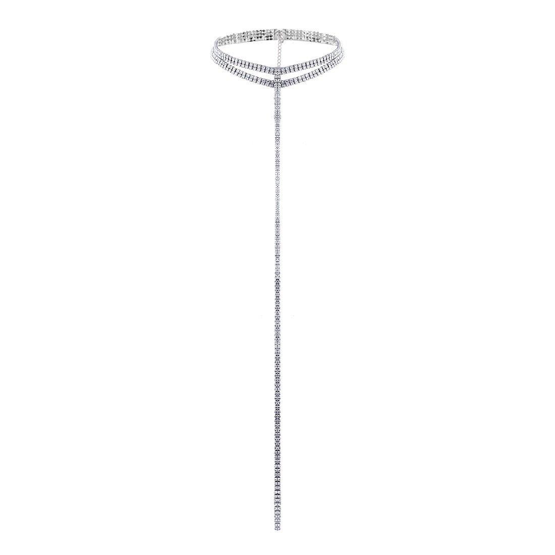 Kira Kira Rhinestone Drop Choker - LOW STOCK !! - The Songbird Collection 