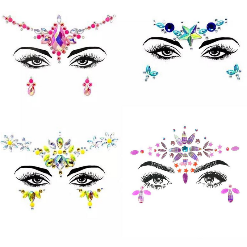 ⚡️ Electric Color Punch Face Jewels  💎 10 Designs RESTOCKED!! - The Songbird Collection 